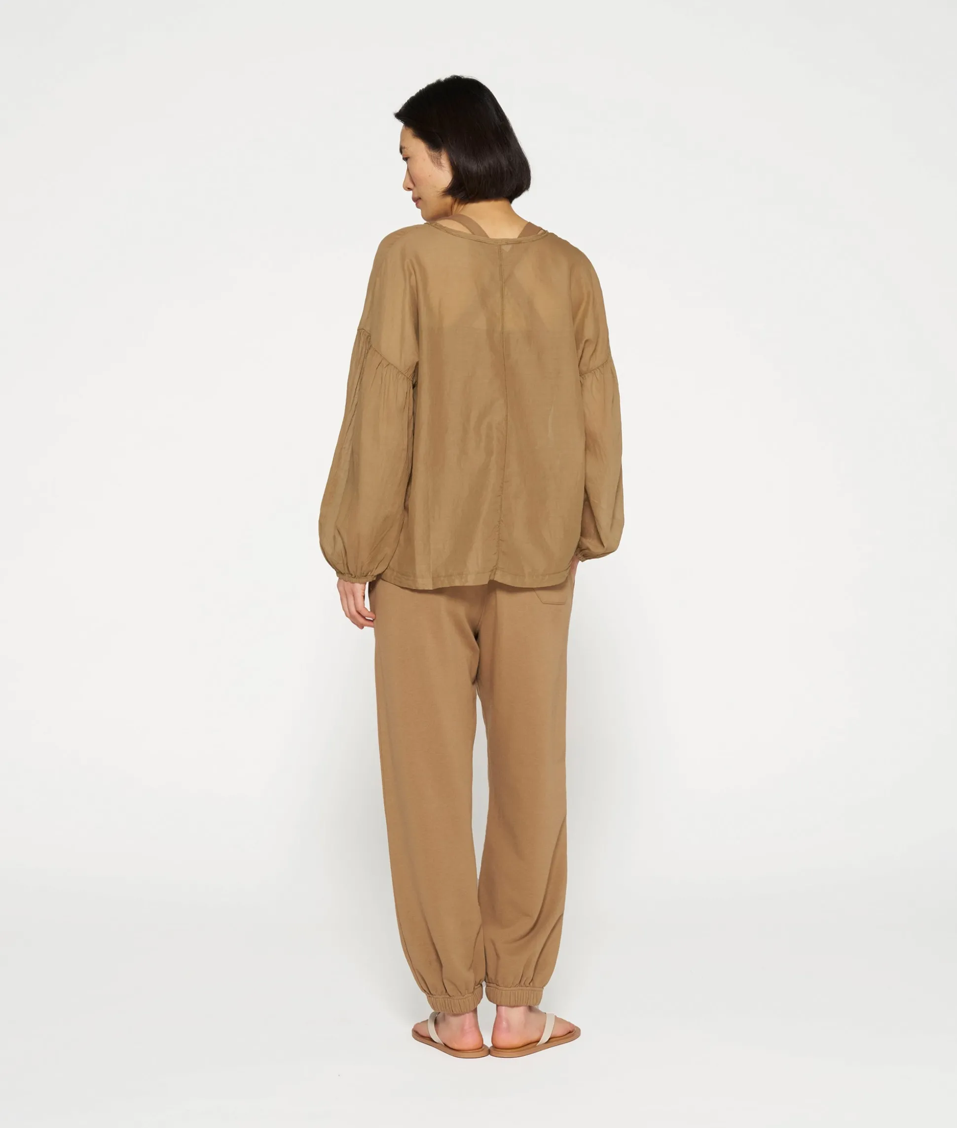 balloon sleeve blouse