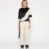 belted pants jog denim