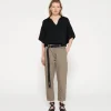 belted pants jog denim