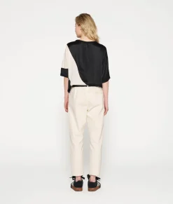 belted pants jog denim