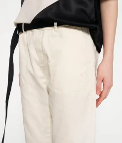 belted pants jog denim