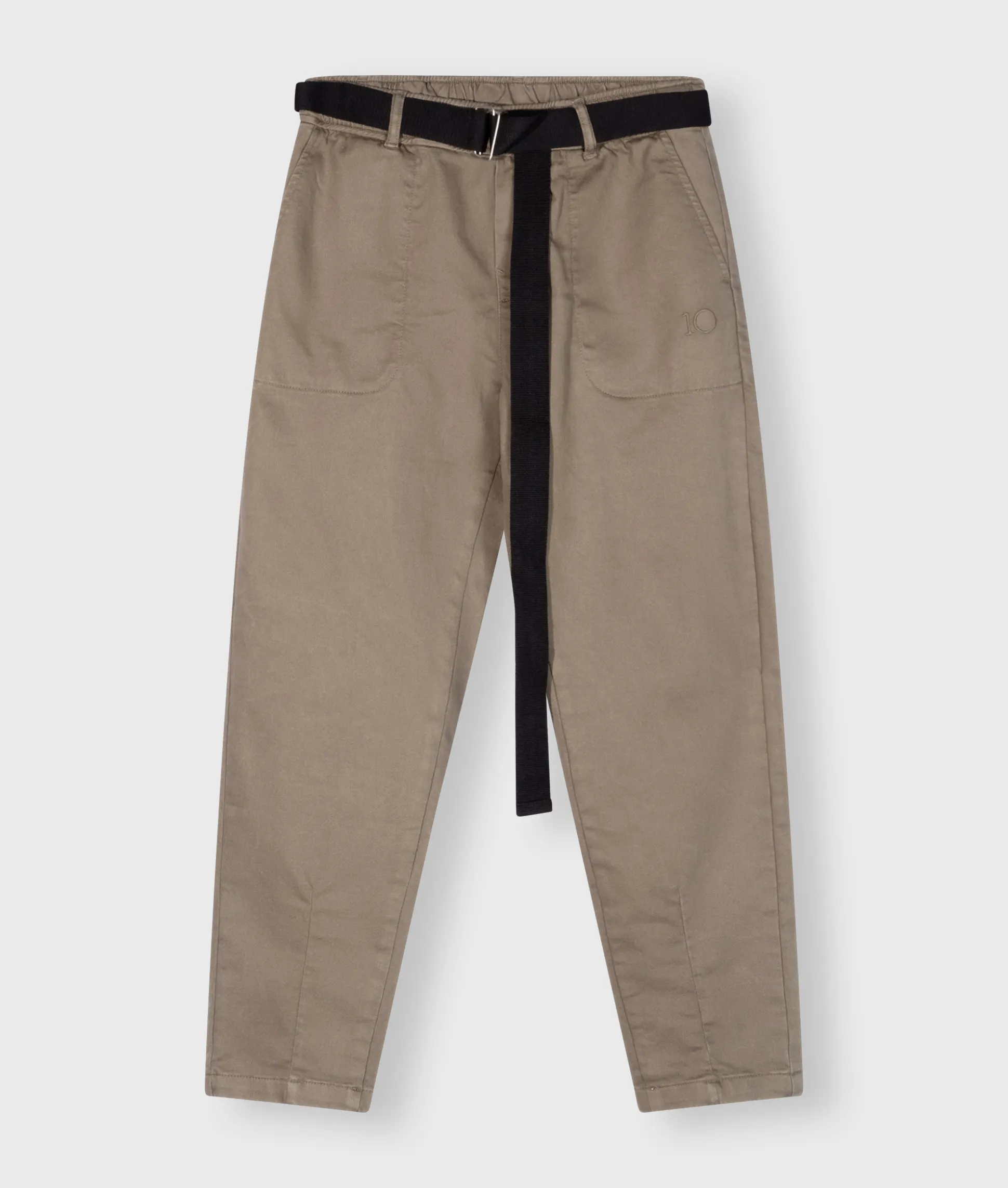 belted pants jog denim