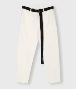 belted pants jog denim