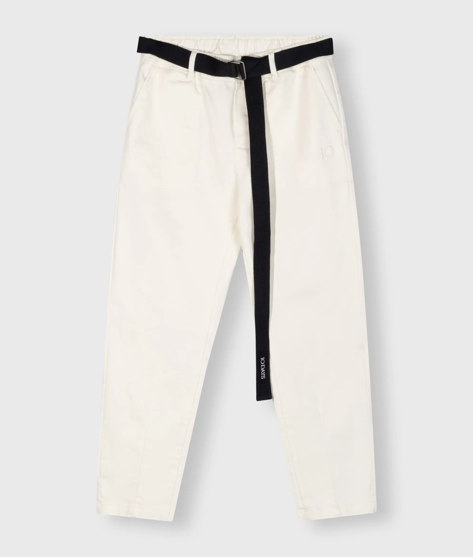 belted pants jog denim