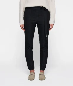belted pants washed