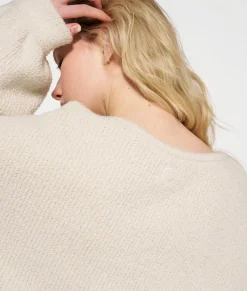 boucle knit sweater