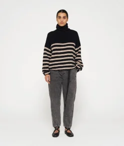 coll sweater knit stripes
