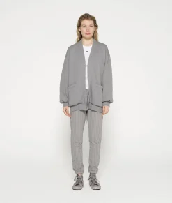 cropped jogger pinstripe