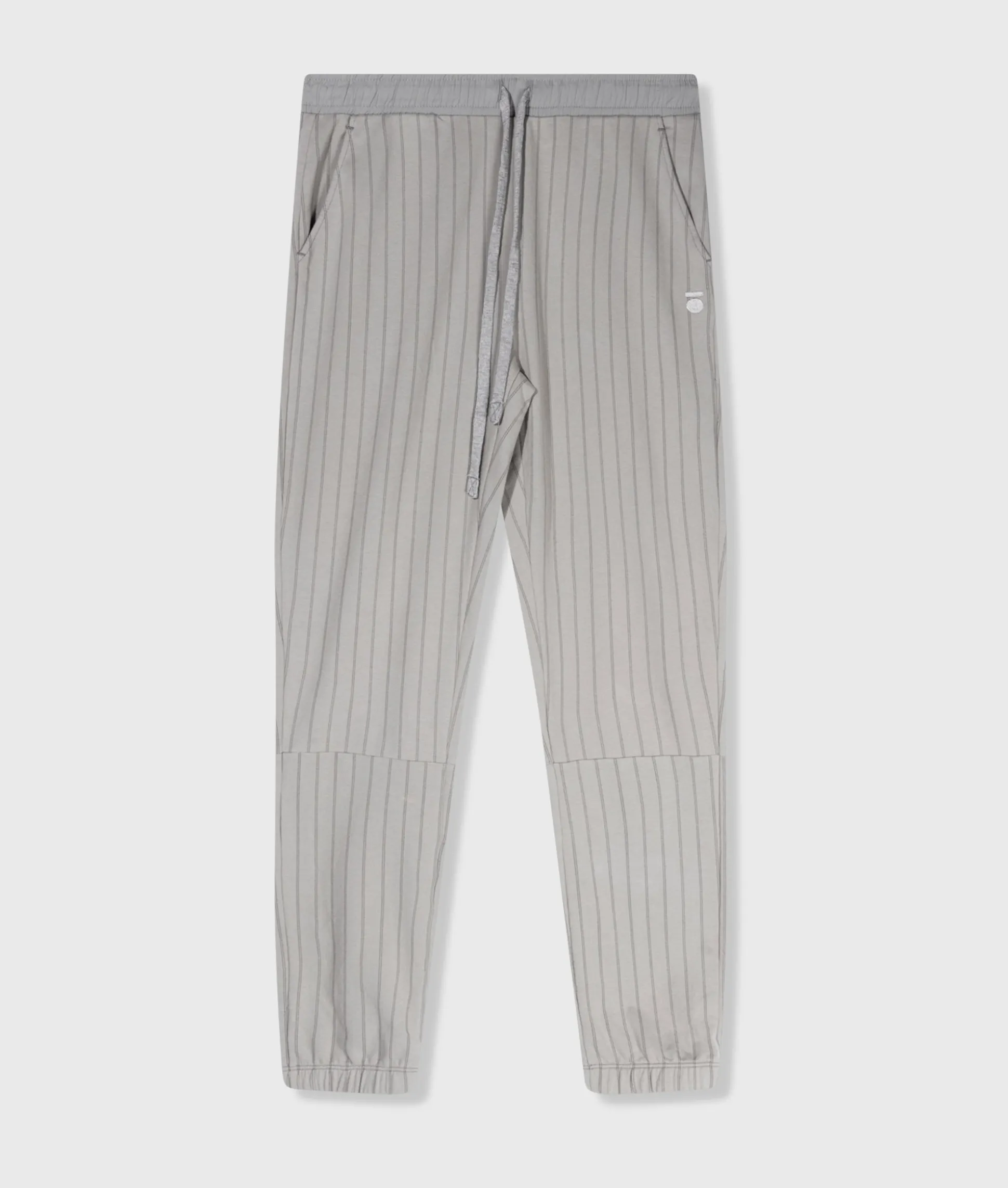 cropped jogger pinstripe