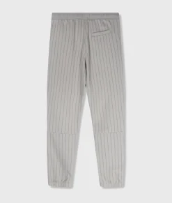 cropped jogger pinstripe