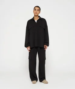 overshirt crepe