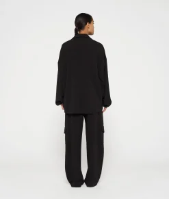 overshirt crepe