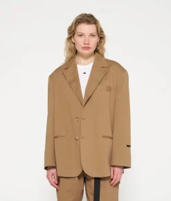 oversized blazer twill