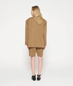 oversized blazer twill
