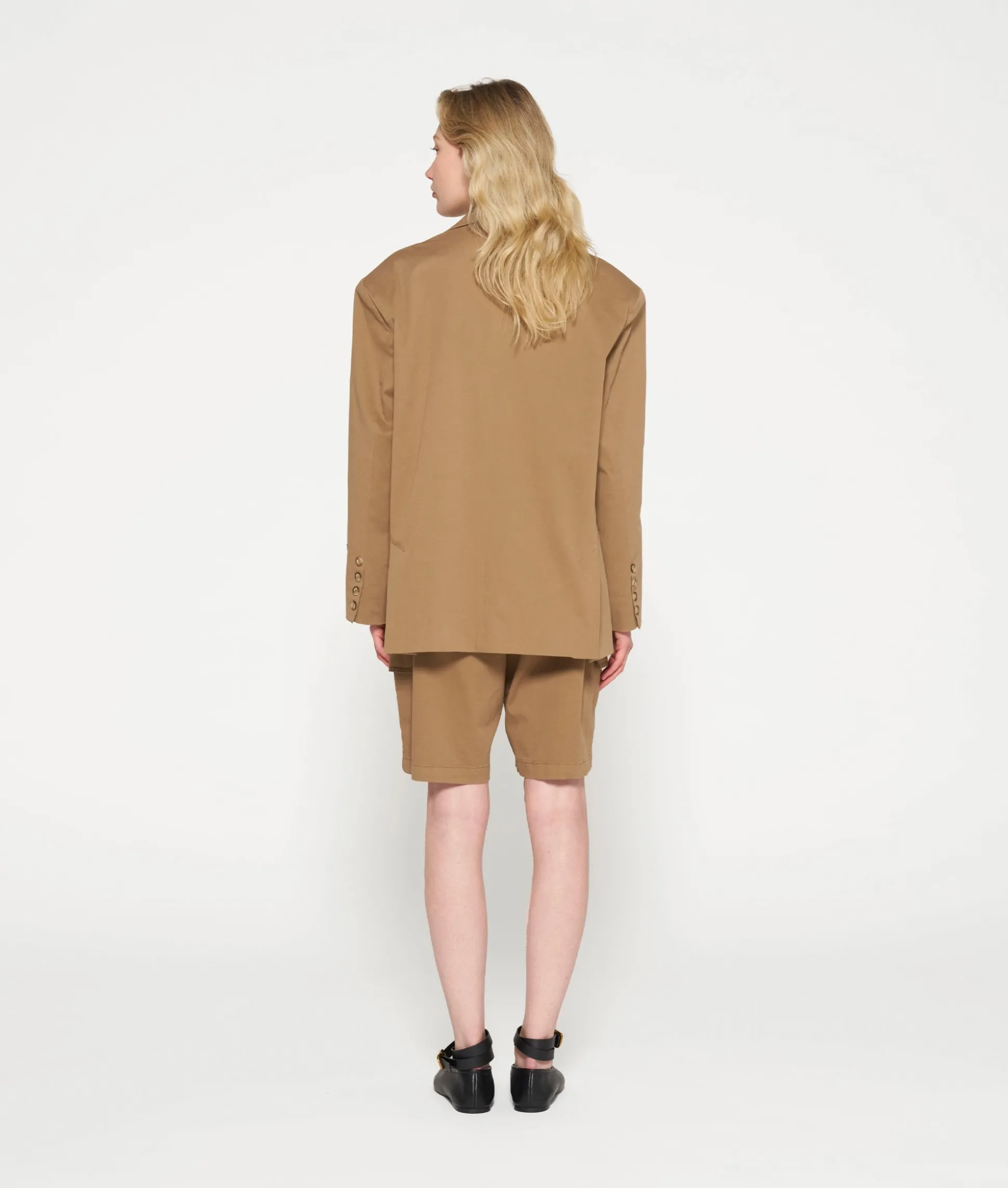 oversized blazer twill