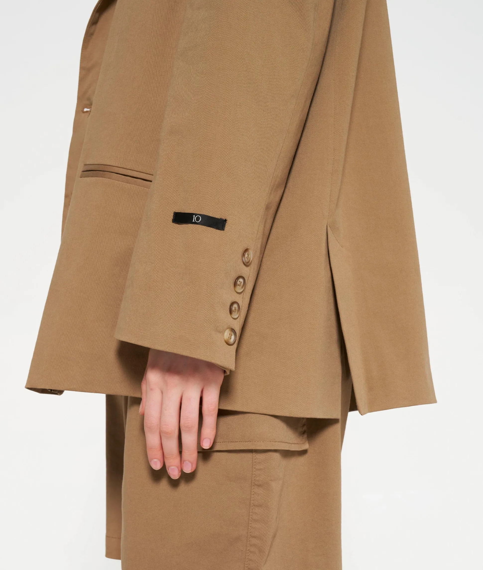 oversized blazer twill