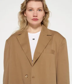 oversized blazer twill