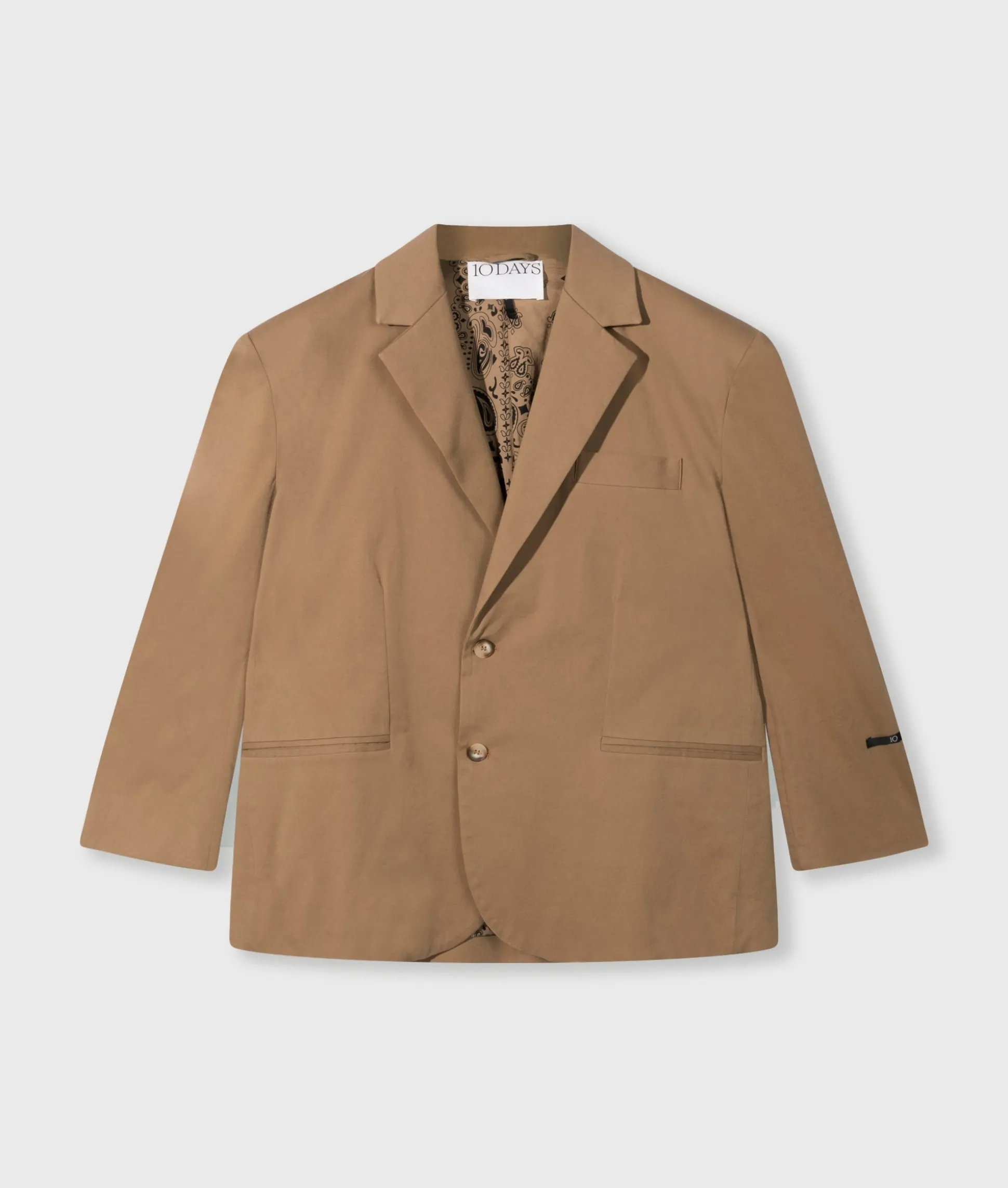 oversized blazer twill