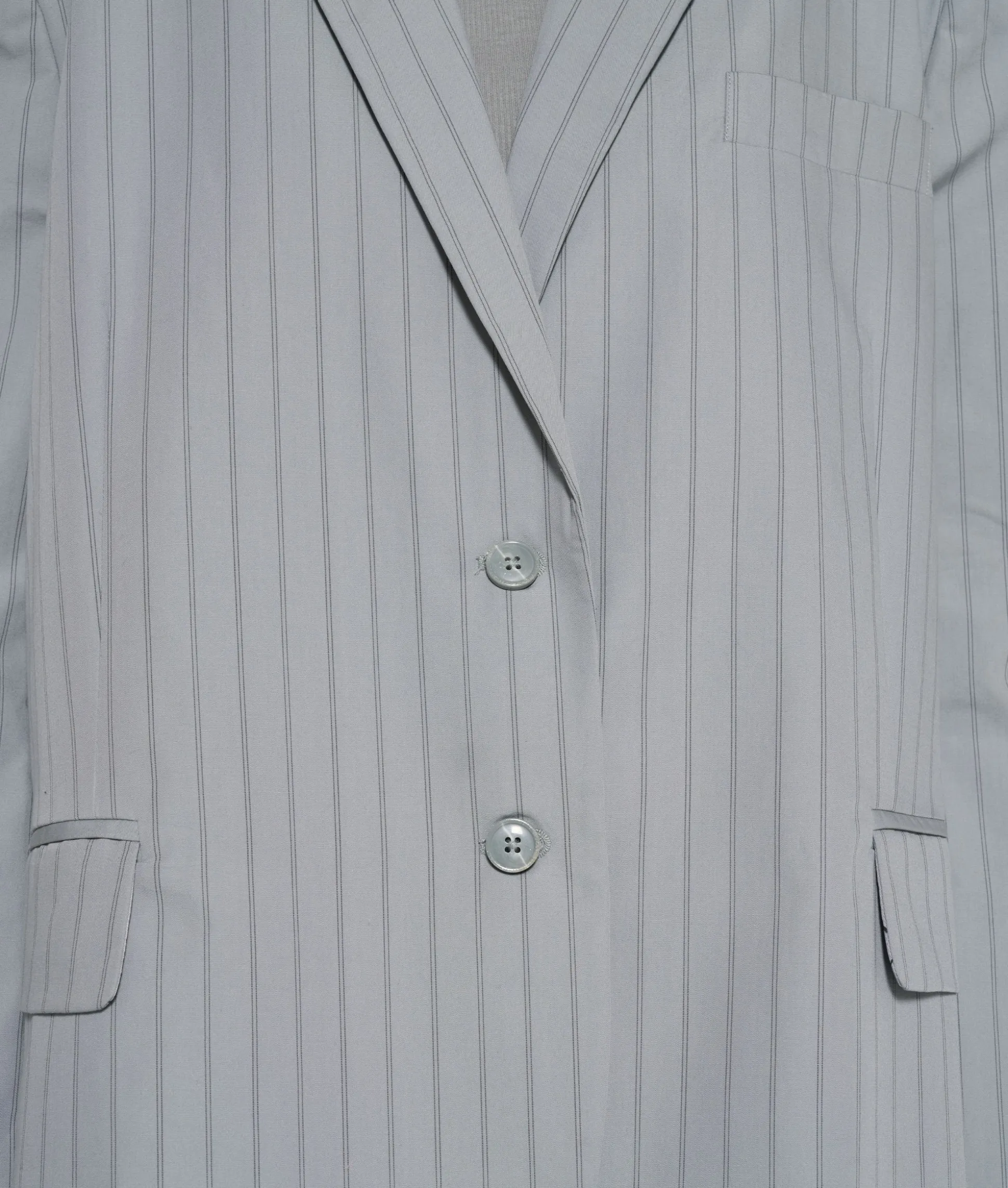 oversized pinstripe blazer