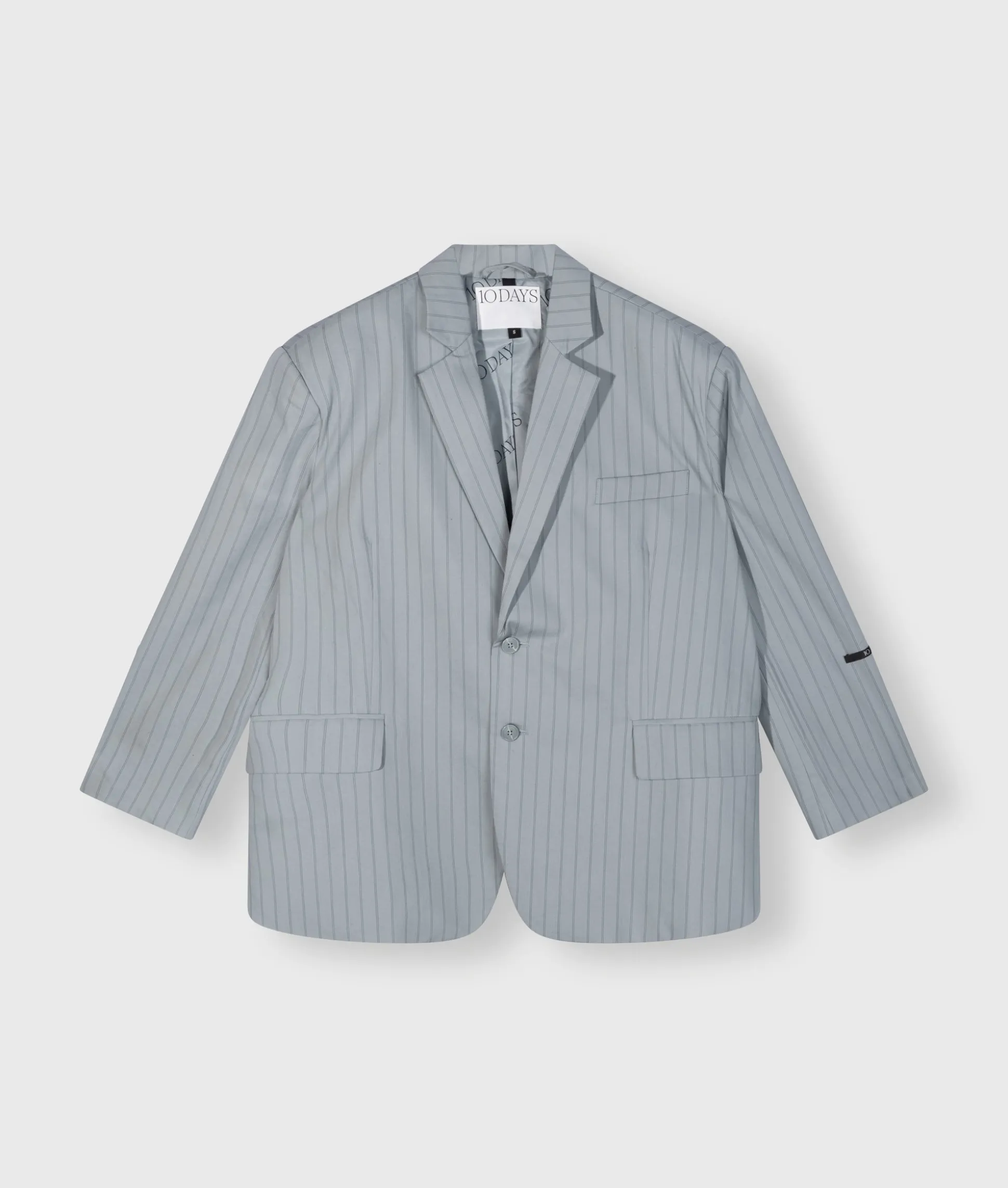 oversized pinstripe blazer