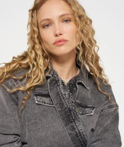 padded shirt jog denim