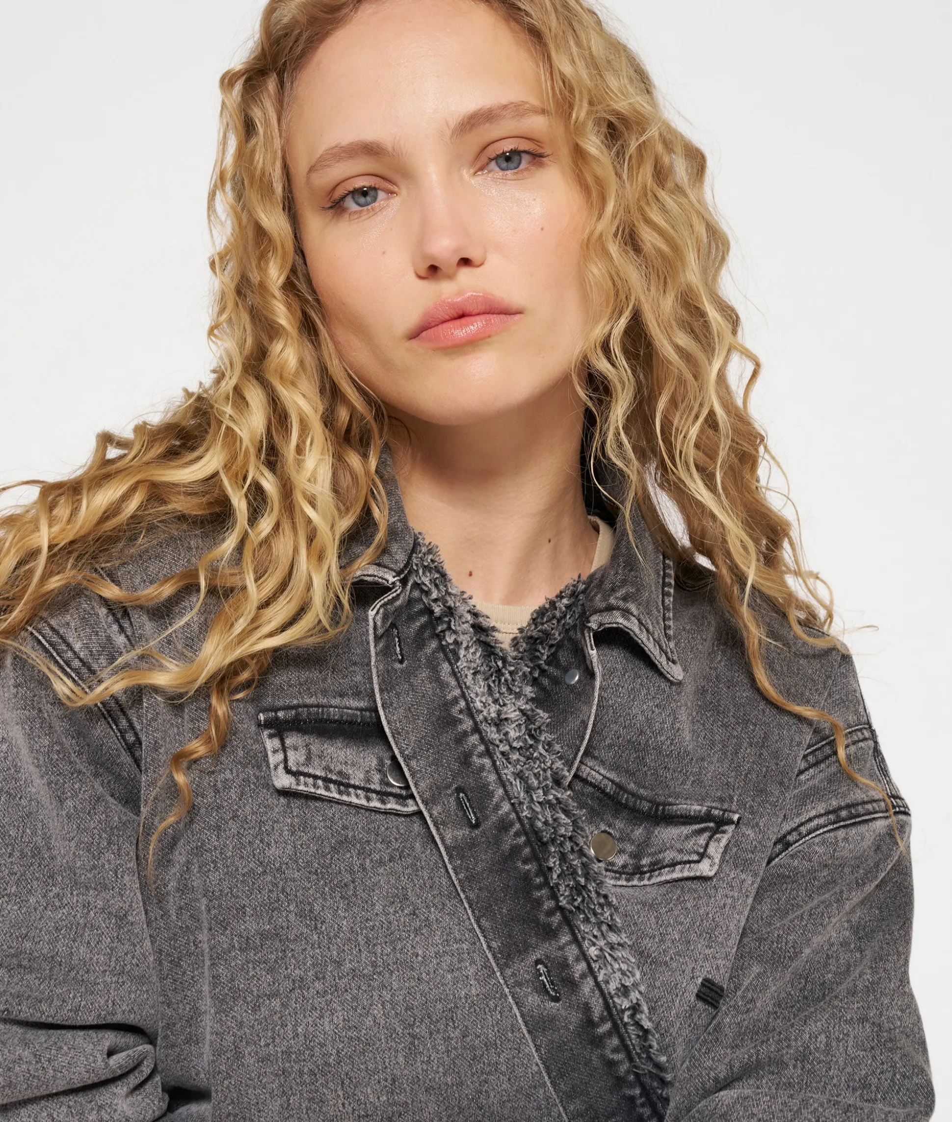 padded shirt jog denim