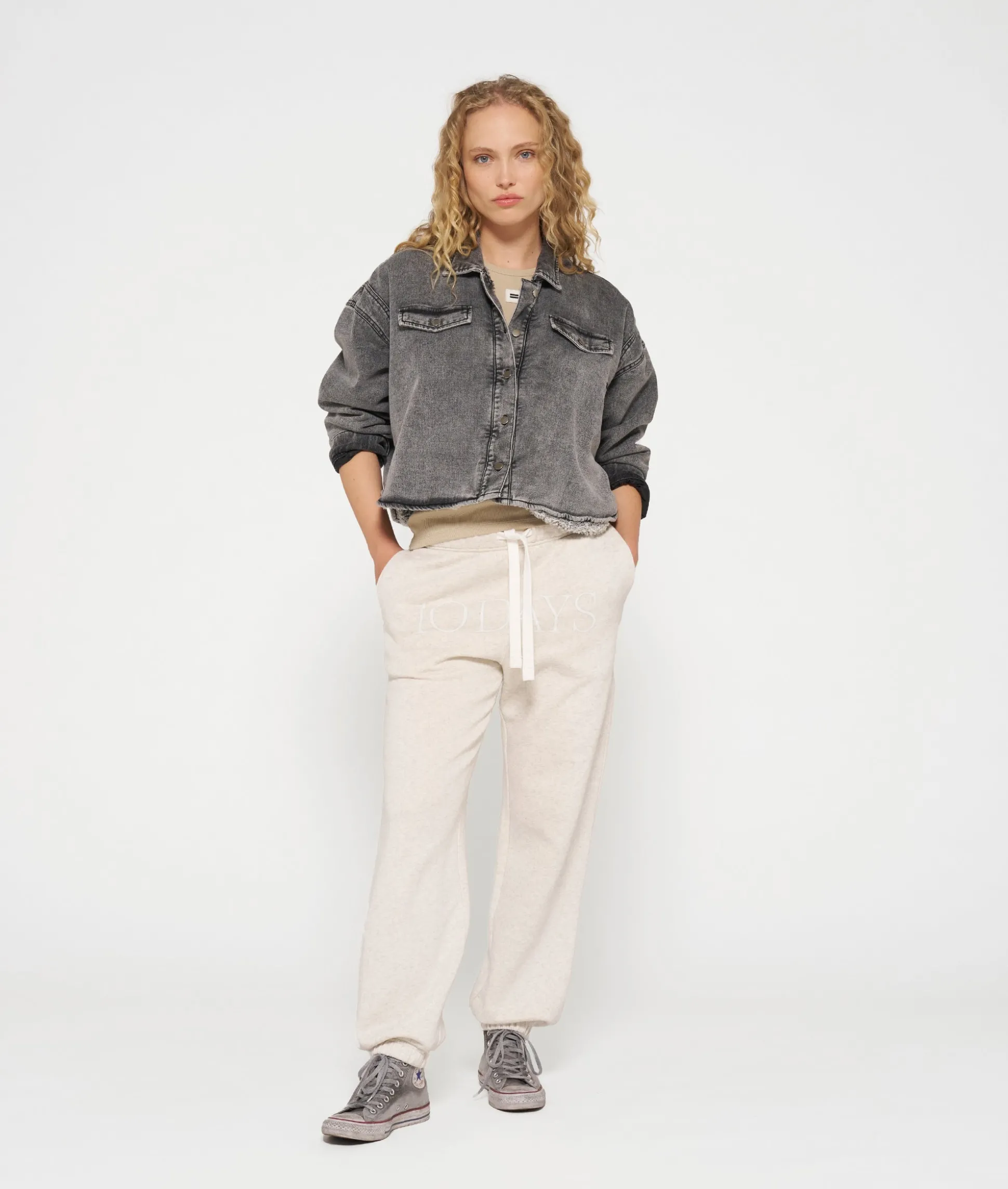 padded shirt jog denim