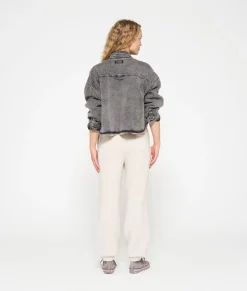 padded shirt jog denim
