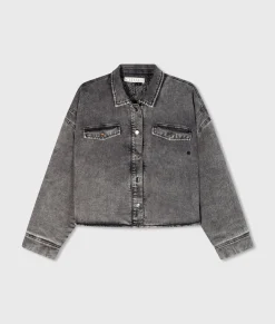 padded shirt jog denim