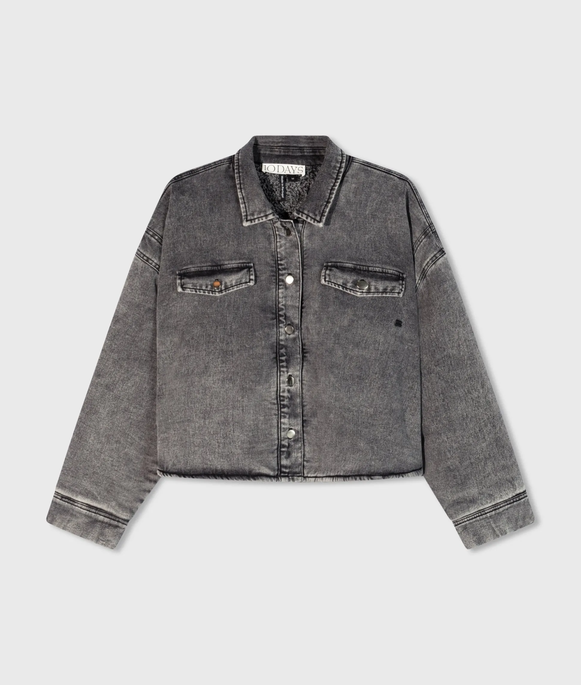 padded shirt jog denim