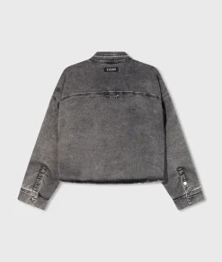 padded shirt jog denim