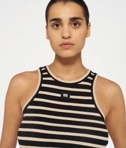 tank top rib stripes