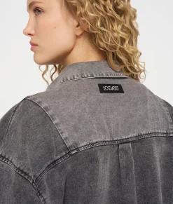 the Billie dress jog denim
