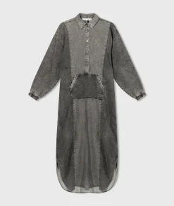 the Billie dress jog denim