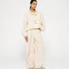 wide twill pants