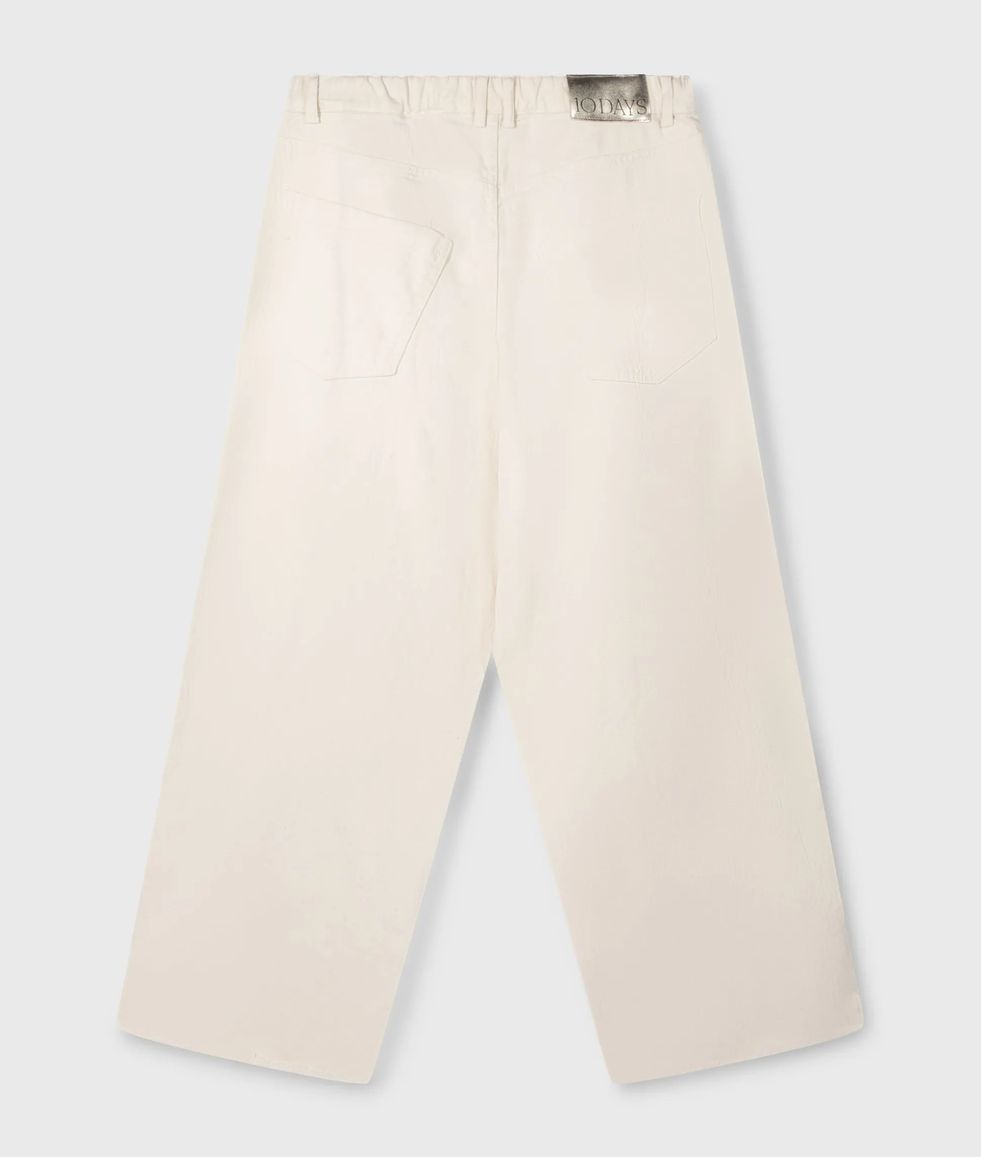 wide twill pants
